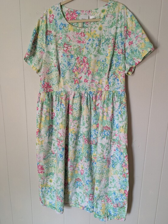 Vermont Country Store Dresses & Skirts - Vintage Vermont Country Store Pastel Floral Cotton Dress